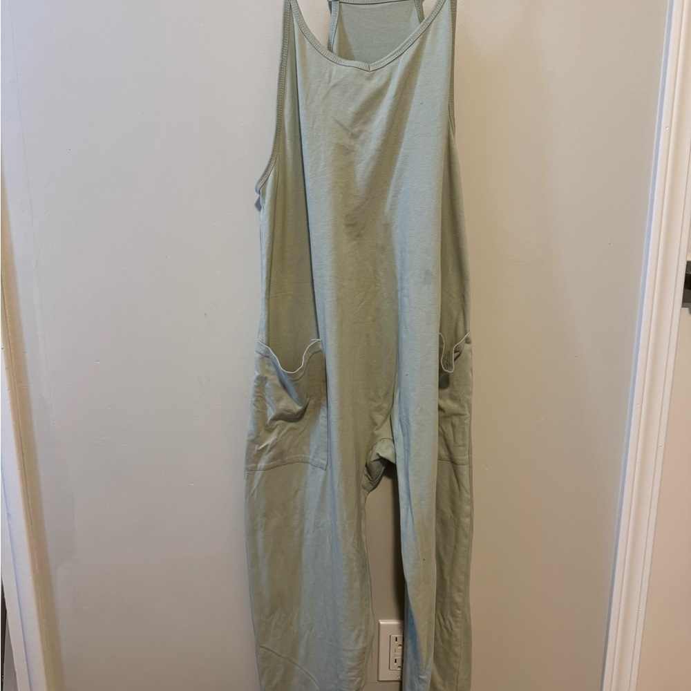 Mint green jumpsuit